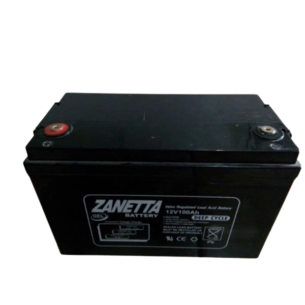 Baterai Solar Panel VRLA Gel 12v 100ah Zanetta 