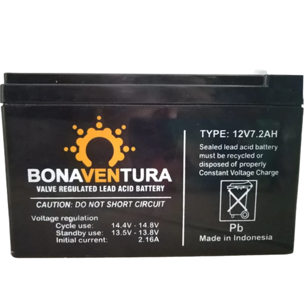 Accu Gel Vrla Bonaventura12V 7AH For UPS