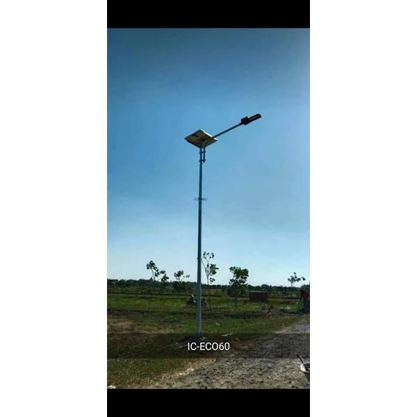 Lampu Jalan PJU Two in one Merk ICOM Tipe  IC ECO 60watt 