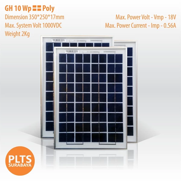 GH Solar Panel 10 Wp Poly