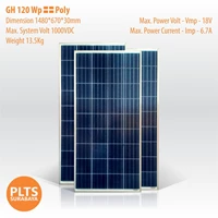 Panel Surya / Solar Panel GH Solar Panel 120 Wp Mono
