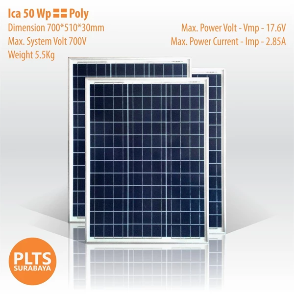 ICA Solar Panel 50 Wp Poly