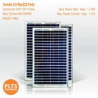 Yunde Solar Panel 20 Wp Poly 1