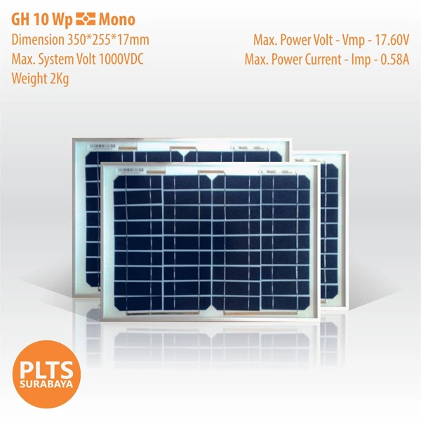 GH Solar Panel 10 Wp Mono