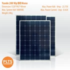 Yunde Solar Panel 200 Wp Mono 1
