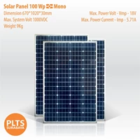 Solar Panel 100 Wp Mono