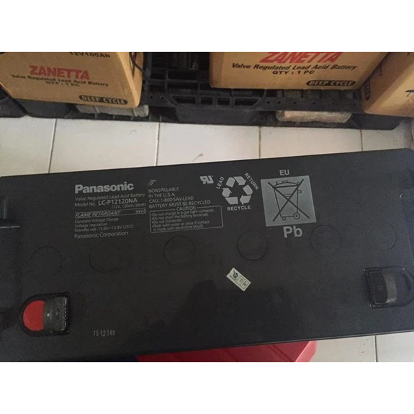 Battery VRLA / Aki VRLA AGM Panasonic 12v 120ah