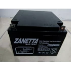Battery Vrla Gel Deepcycle Merk Zanetta 12 V 26 AH  2