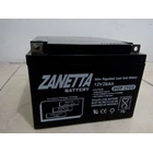 Battery Vrla Gel Deepcycle Merk Zanetta 12 V 26 AH  3
