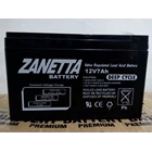Accu / Battery Vrla Deepcycle Gel Zanetta 12v 7.2 AH for UPS and Solar Cell 1