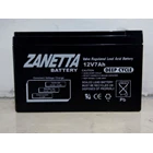 Accu / Baterai Vrla Deepcycle Gel Zanetta 12 v 7.2AH untuk UPS dan solar cell 1