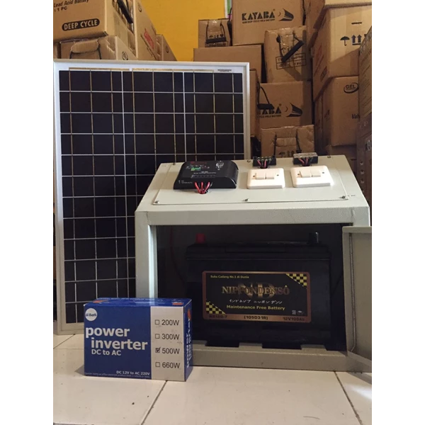 Solar Home System 100wp simple electricity for home
