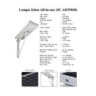 Street Lamp All in One 60watt IC-AIOM 3